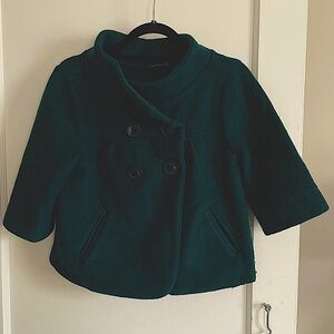Cropped Dark Green Jacket